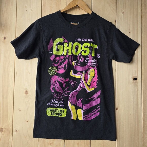 Ghost Tops - Ghost Forever Is The Wind Comic T-Shirt Unisex Small Medium